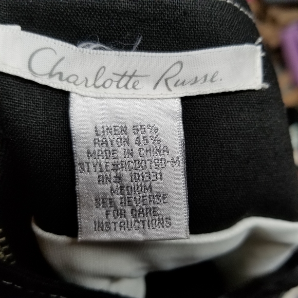 Charlotte Russe Strapless Linen Tube Dress - Picture 4 of 6